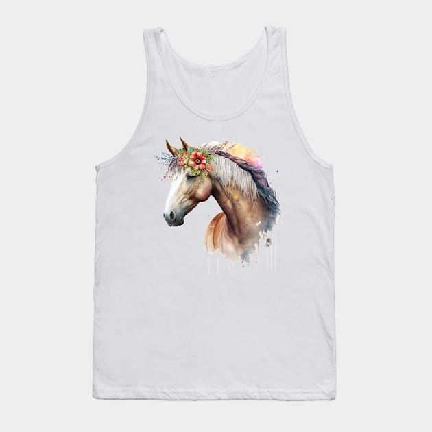 Boho Horse Love Tank Top by Peter the T-Shirt Dude